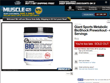 Tablet Screenshot of musclehq.com